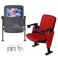 Chaises VIP pour stades Avant Sports avec porte-gobelets, sièges pliants inclinables pour gradins, chaises d'auditorium avec accoudoirs, sièges de théâtre