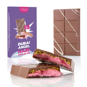 Chocolate Angel Hair Muah 60g, Ingredientes: Chocolate Blanco 40%, Chocolate Ruby 8%, Crema de Pistacho - Product Image 3