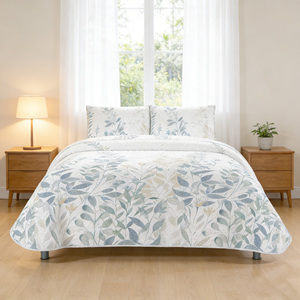 Copriletto Floreale Bouti 100% Poliestere Moderno Lavabile per Letti da 90-180 Cm - Product Image 2