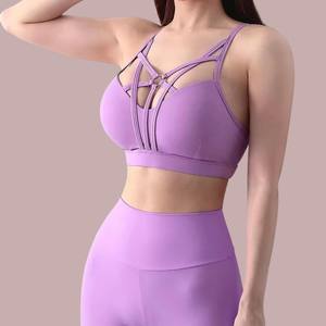 Ensemble de yoga 2 pièces grande taille pour femmes Sportswear High Elastic Gym wear Fitness Yoga Sets customize Logo Quick Dry - Product Image 1