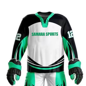 Uniforme profesional de hockey sobre hielo, equipo de entrenamiento de alta calidad para hombres, ropa personalizada, servicio ODM/OEM disponible - Product Image 2