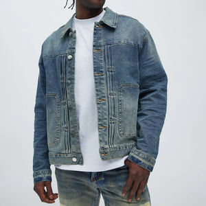 Conjunto de Mezclilla Negra de Moda de Alta Calidad al por Mayor para Hombre, Fabricantes, Conjunto Ajustado de Diseñador Personalizado para Hombre - Product Image 4