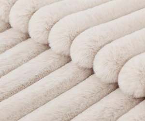 Pallene Luxury 22x22 Striped Cotton Soft Fluffy Throw Pillow Covers Set 2 Plush <b>Foam</b> Unisex Party Use for Ages 5-7 - Product Image 2