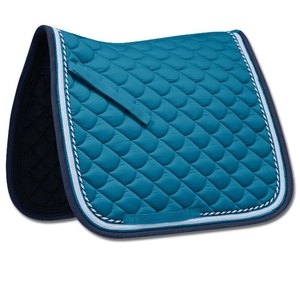 Tapis de selle anglais tout usage matelassé en coton de qualité, tapis d'équitation profilé, vente en gros d'équipement équestre en vrac pour les cavaliers - Product Image 2