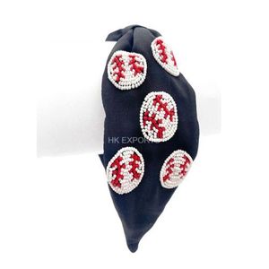 Handcrafted Ole Miss Gameday Beaded <b>Headband</b> Stand Out on Game Day - Product Image 2