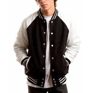 Veste universitaire boutonnée Winer pour homme, col rond, 100% laine, vestes universitaires, hauts, veste universitaire de baseball pour homme, pour l'extérieur - Product Image 6
