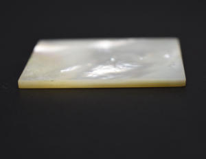 Nacre Naturelle Tranche Baguette Forme Tranche 35X25X2 MM Tranche Mère de Perles Dalle Lâche Mère Perle. - Product Image 6