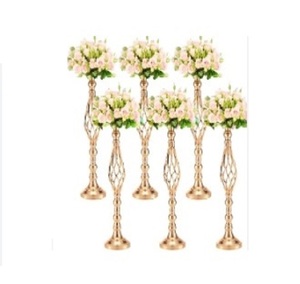 Florero decorativo de acero inoxidable para boda hecho a mano de alta calidad, florero de Metal de lujo, precio al por mayor para uso doméstico - Product Image 4