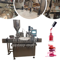 Machine de remplissage et de bouchage de vernis à ongles certifiée CE, ligne de production cosmétique automatique, directement de l'usine, multifonctionnelle, haute précision