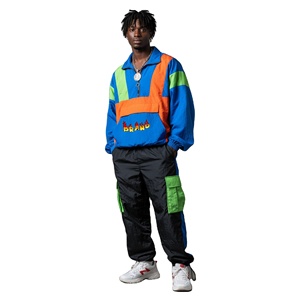 Ensemble de survêtement coupe-vent BestMen 2026 : Veste décontractée résistante au vent avec pantalon athlétique confortable, tissu respirant et ensemble complet - Product Image 1
