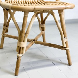 Venta al por mayor de silla de comedor de ratán natural ecológica hecha a mano, la mejor opción para el hogar, muebles, sala de estar, apartamento hecho en Vietnam - Product Image 5