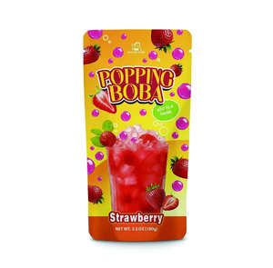 100g Instant Fruit Popping <b>Boba</b> Pack with Flavor for Juice Tea Smoothies & Yogurt (Colorful) - Product Image 3