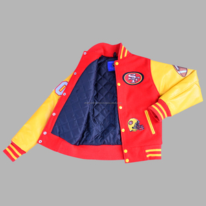 Veste universitaire de créateur Vestes universitaires en cuir de laine Vestes universitaires personnalisées - Product Image 5