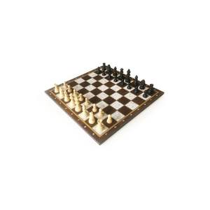 Jeu d'échecs étoile en polyester enduit de nacre 54x54 cm - Product Image 1