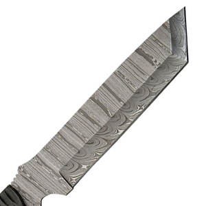 Couteau de survie en acier de Damas, fabriqué à la main avec une manche pleine soie, pour le camping, la randonnée, la cuisine et les tâches utilitaires générales - Product Image 5