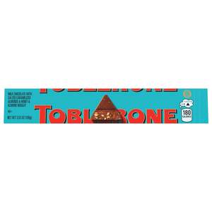Barra de Chocolate con Leche Toblerone con Almendras Caramelizadas Saladas y Miel y Turrón de Almendras 100g - Product Image 2