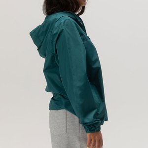 Chaqueta Cortavientos con Cremallera Completa para Mujer, Reciclada, Color Sólido, Transpirable, Resistente al Viento, Chaquetas Impermeables Personalizadas con Capucha, Ecológicas - Product Image 2