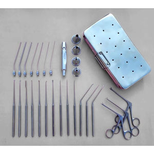 Juego de instrumentos de miringotomía para operación de oreja de karité de marca 29 miringoplastia quirúrgica ent - Product Image 1