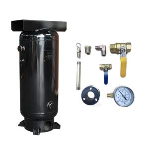 Tanque de Aire Vertical para Compresor Industrial de 30 Galones con Código ASME, Válvulas de Bola y Kit de Accesorios, con Capacidad para 200 PSI - Product Image 6