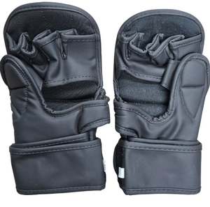 Gants en cuir UFC MMA robustes avec logo personnalisé, sangle de poignet réglable, fermeture à boucle et crochet pour l'entraînement, la compétition et le sparring - Divers - Product Image 4