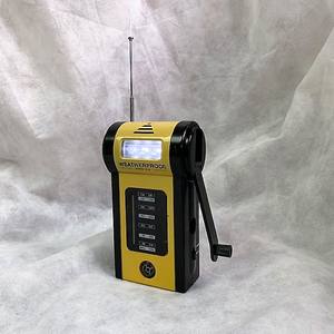 Radio FM AM Hand Crank Dynamo Led Linterna Radio Con altavoz incorporado - Product Image 4