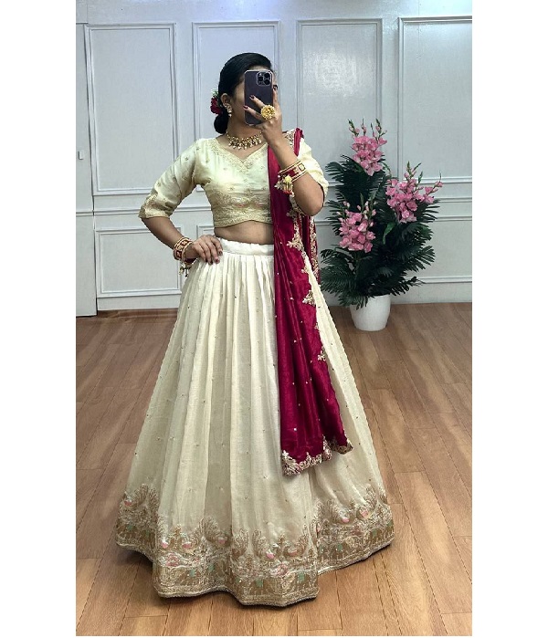 white christmas dresses Buy Nova Lehenga Set – Designer Engagement Lehenga Online