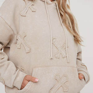 ชุดเสื้อฮู้ดและกางเกงวอร์มลำลอง2ชิ้นผ้าฟลีซฟอกสีวินเทจแนววินเทจสำหรับฤดูหนาวในราคา - Product Image 5