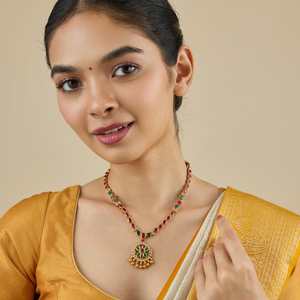 <b>Silver</b> Temple Cultural Collectible Necklace 181850 - Product Image 1
