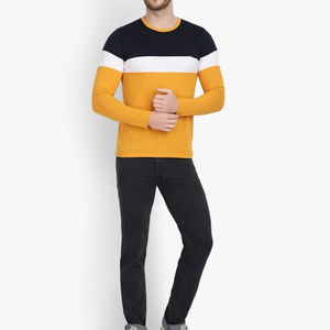 T-shirt pour homme à manches longues en coton polyester léger d'usine avec logo personnalisé OEM, séchage rapide et respirant, service OEM - Product Image 5