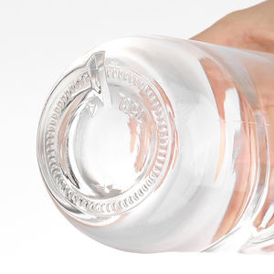 Bottiglia di Vetro Quadrata Trasparente da 1000ml 200ml 250ml 750ml per Champagne, Liquori e Bevande Alcoliche - Product Image 4