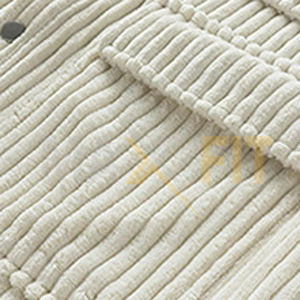 Nueva moda personalizada, cárdigan informal, chaqueta Cargo de pana de Color sólido, cuello levantado, manga larga, prendas de vestir sin capucha, tela de lona - Product Image 6