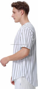 Custom Sublimation Printing <b>Men's</b> Team Uniforms Baseball Jersey Button Down Short Sleeve Sports T-<b>shirt</b> for <b>Men's</b> - Product Image 5