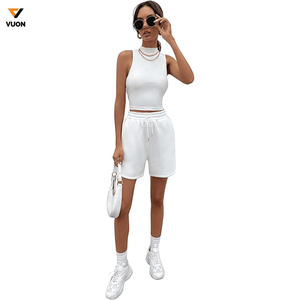 Pantalones cortos deportivos de secado rápido para correr, doble capa, cintura elástica, entrenamiento activo, Yoga, pantalones cortos para ciclismo al aire libre para mujer, venta al por mayor - Product Image 6