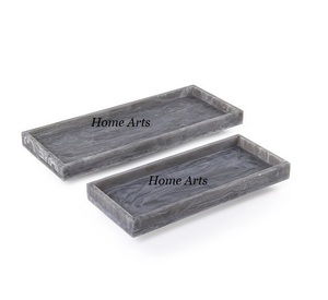 Bandeja de cuero hecha a mano para servir comida, tamaño y forma personalizados, bandeja para servir chocolates para accesorios de decoración de Hotel - Product Image 5