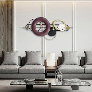 Arte colgante de pared geométrico minimalista duradero, diseño moderno hecho a mano para oficina, dormitorio, sala de estar, cocina para regalos de Diwali - Product Image 2