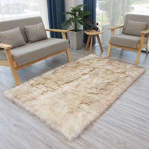Tapis moderne personnalisé en forme de cœur, en fausse fourrure soyeuse et moelleuse, à poils de 5-6 mm, tufté, pour coiffeuse, chaise de vanité ou comme tapis de chaise, 6 mm - Product Image 3