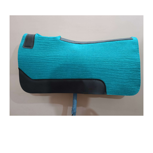 Premium Western Felt Saddle Pad with Strong Leather Shell and <b>Wool</b> <b>Cotton</b> Filling Designed for Superior Comfort in Jumping - Product Image 1