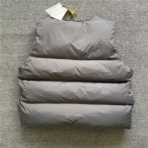 Gilet d'hiver sans manches à fermeture éclair pour homme, haut matelassé, imperméable, doudoune d'extérieur, 2023 - Product Image 4