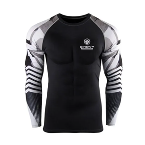 Alta calidad Jiu Jitsu Kimono Rash Guard OEM sublimación impresa manga completa precio al por mayor para lucha libre y artes marciales - Product Image 1