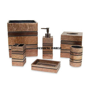 Ensemble de salle de bain fait main Taille personnalisée Vente en gros d'accessoires de salle de bain faits à la main Ensemble de salle de bain classique élégant - Product Image 2