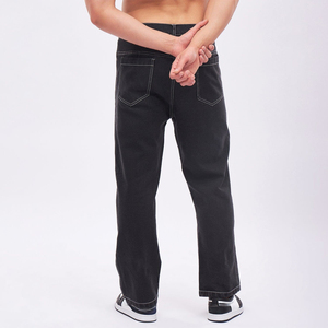 กางเกงยีนส์ผู้ชายคุณภาพสูงกางเกงยีนส์ทรงหลวมแนวสตรีทสไตล์ฮิปฮอปทรงหลวมดีไซน์ของคุณเอง - Product Image 6