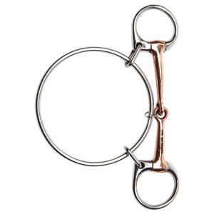 Mors de cheval en acier inoxydable de qualité supérieure, embout en cuivre, couleur et taille personnalisables, modèle Apto Enterprises AE-12283 pour un confort accru - Product Image 2