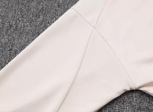 Ensemble de vêtements de sport de football réversible en coton 100% vintage de haute qualité pour hommes et enfants, manches longues, entraînement de football, échauffement - Product Image 4