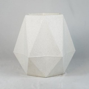 Maceta Pequeña de Piedra con Diseño de Diamante |   Club de Jardinería - Product Image 2