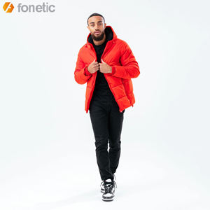 แจ็คเก็ตฤดูหนาวผู้ชายรุ่นใหม่ ผ้าฝ้ายระบายอากาศดี ทรงบับเบิ้ล มีฮู้ด คอตั้ง ผ้าบางยาว ตกแต่งกระเป๋า ขายส่ง - Product Image 3