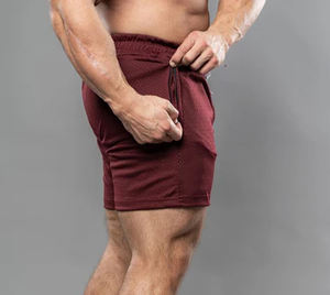 Shorts en maille pour jeunes joueurs de baseball, impression personnalisée du logo, entraînement au baseball, shorts en maille décontractés et confortables - Product Image 3