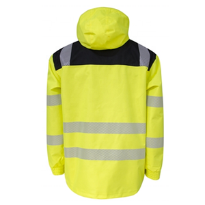 Mens mùa đông cotton softshell phản quang áo khoác với khả năng hiển thị cao Padding giao thông đường cảnh báo Hi VIS bảo hộ lao động cho an ninh - Product Image 2