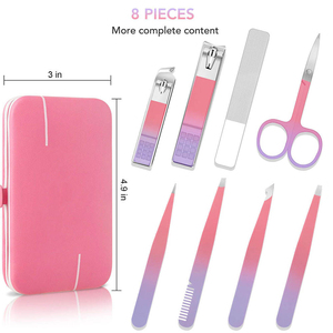 Professional Beauty Salon Tools Nail Care Art Toe Finger Nail File Mens Nail Clippers <b>Kits</b> 16 Pcs Pedicure <b>Manicure</b> Set - Product Image 4