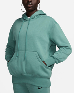 Sudaderas con capucha de algodón 100% de gran tamaño para mujer, novedad, manga larga, peso pesado, serigrafía, talla grande, con capucha lavada - Product Image 1