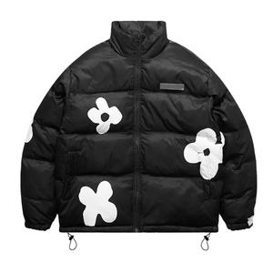 Latest Fashion High Quality Custom Men's Winter High Street Cotton Puffer <b>Jacket</b> Sublimation <b>Warm</b> Thick Stand Collar Regular - Product Image 1